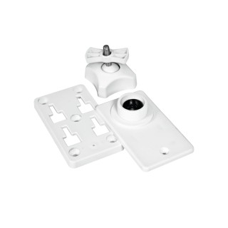Omnitronic - Wall Bracket for ODP-204/206 white 2x - Alto-falante suspenso para acessórios | Z-Bombilla