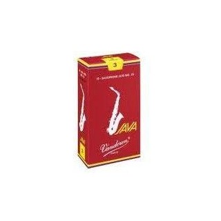Vandoren - Ref. CSA03 Java Roja, Nº 1 - 4.Caja 10 Unidades - Reeds Saxophone | Z-Bombilla