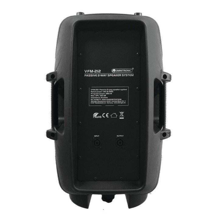 Omnitronic - VFM-212 2-Way Speaker - passiva 12 " - Alto-falantes Passivos - Sistemas de Som  | Z-Bombilla