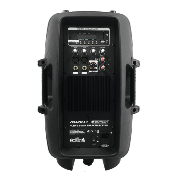 Omnitronic - VFM-212AP 2-Way Speaker, active - ACTIVE 12" - Powered speakers - Professional speakers | Z-Bombilla