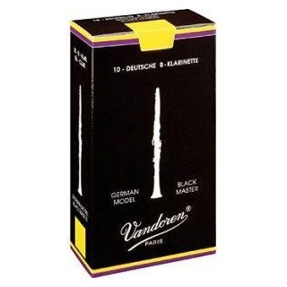 Vandoren - Ref.CR05 Sistema Alemán C/Negra Nº 2 - 5++. Caja 1 - Palhetas para Clarinete | Z-Bombilla
