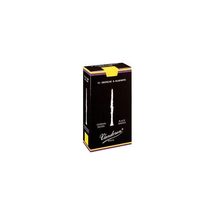 Vandoren - Ref.CR05 Sistema Alemán C/Negra Nº 2 - 5++. Caja 1 - Palhetas para Clarinete | Z-Bombilla