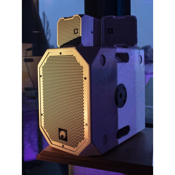 Omnitronic - BOB-4 Top 16 Ohm white 2x - Altoparlanti Passivi - PASSIVO DA 8 " - Inicio - Impianti Audio | Z-Bombilla