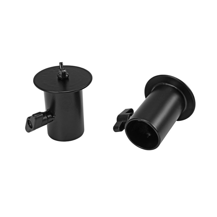 Omnitronic - BOB-4 Stand Adaptor black 2x - Speaker Accessories | Z-Bombilla