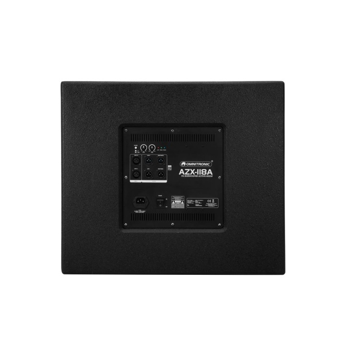 Omnitronic - AZX-118A PA Subwoofer active400W - Subwoofer Attivo - Altoparlanti professionali | Z-Bombilla