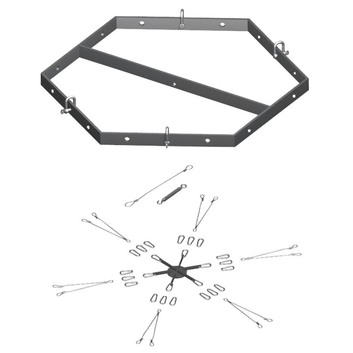 PSSO - Flying bracket hexagonal CSA/CSK - Accessório | Z-Bombilla