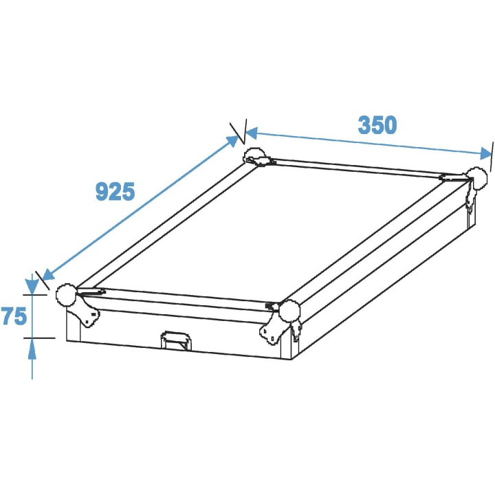 Roadinger - Flightcase 4x CLA-228 - Light Rack | Z-Bombilla