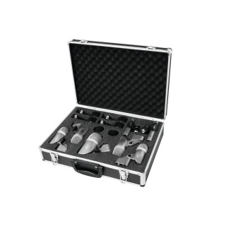 Omnitronic - MIC 77-7LMH Drum Microphone Set - Instrument Microphone | Z-Bombilla