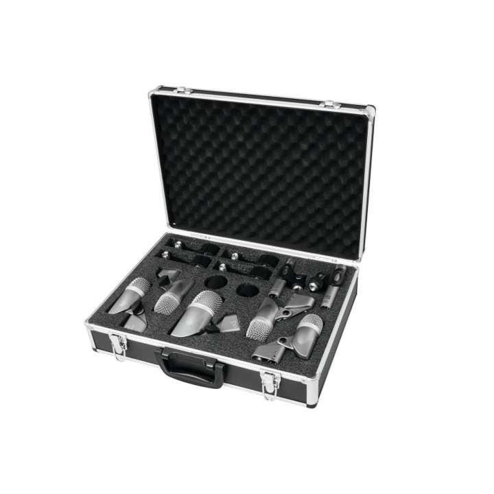 Omnitronic - MIC 77-7LMH Drum Microphone Set - Instrument Microphone | Z-Bombilla