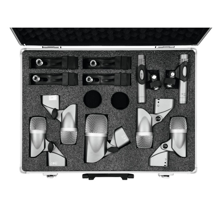 Omnitronic - MIC 77-7LMH Drum Microphone Set - Instrument Microphone | Z-Bombilla