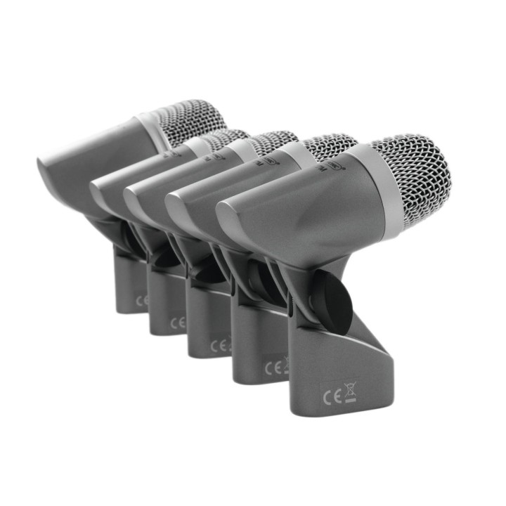 Omnitronic - MIC 77-7LMH Drum Microphone Set - Instrument Microphone | Z-Bombilla