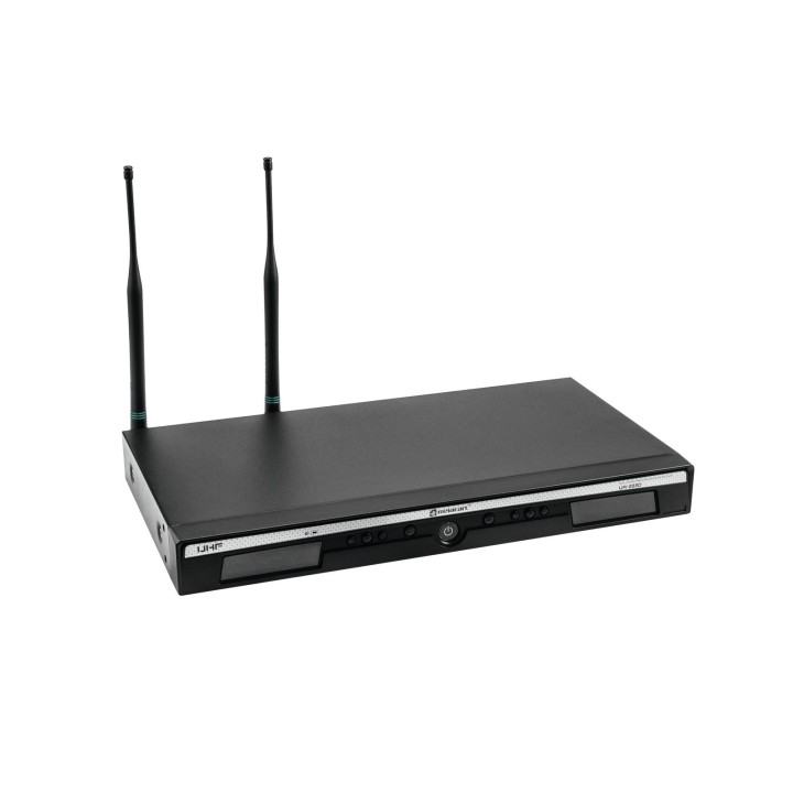 Omnitronic - UR-222D 2-Channel UHF Receiver - Sistemes sense fil emissors receptors | Z-Bombilla