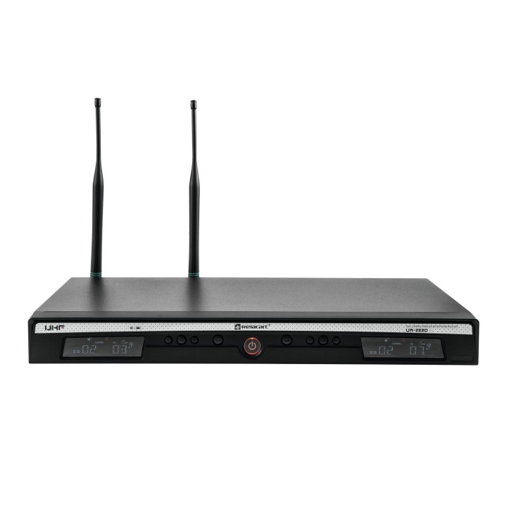 Omnitronic - UR-222D 2-Channel UHF Receiver - Sistemes sense fil emissors receptors | Z-Bombilla