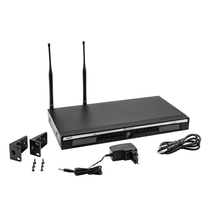 Omnitronic - UR-222D 2-Channel UHF Receiver - Sistemes sense fil emissors receptors | Z-Bombilla