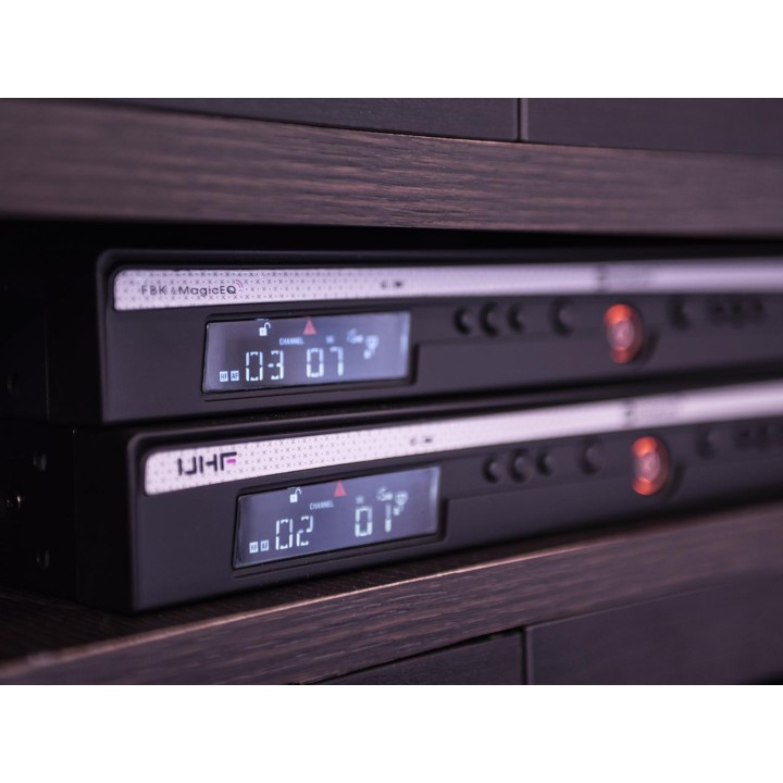 RELACART - UR-222D 2-Channel UHF System - Microfone de mão sem fio | Z-Bombilla