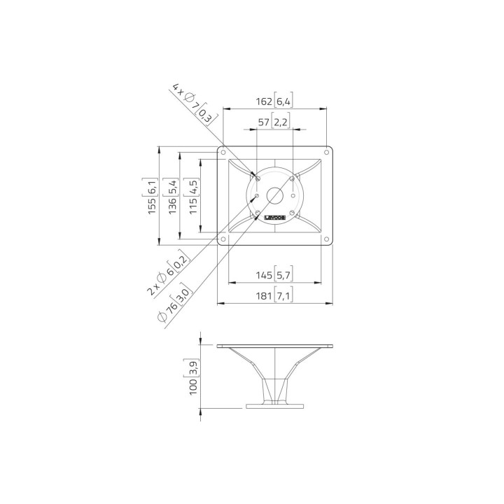 Lavoce - HD1004 1" Aluminum Horn - Tweeter Piezoelectric | Z-Bombilla