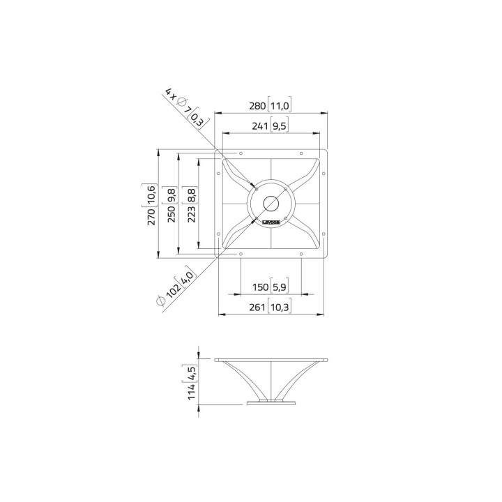 Lavoce - HD1403 1.4" Aluminum Horn - Tweeter Piezoelèctric | Z-Bombilla
