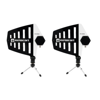 RELACART - R-22AU Wide-band directional active Antenna 2x - Microphone Electronics | Z-Bombilla