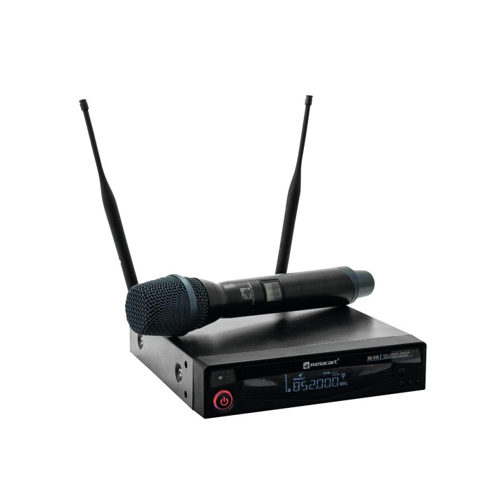 RELACART - HR-31S 1-Channel True Diversity System - Microfone de mão sem fio | Z-Bombilla