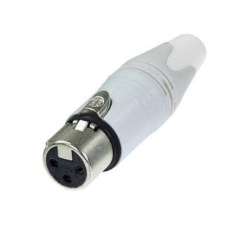 Neutrik - CONECTOR NC 3 FXX-WT - Connecteur Canon XLR | Z-Bombilla