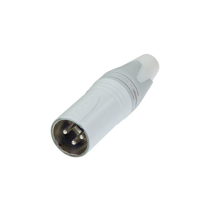 Neutrik - CONECTOR NC 3 MXX-WT - Connector Canon XLR | Z-Bombilla