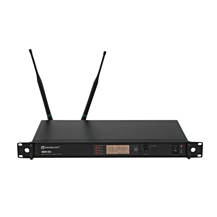 RELACART - WAM-402 4CH Digital UHF Automatic Mixer - Systèmes émetteurs de réception sans fil | Z-Bombilla