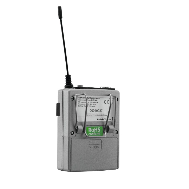 Omnitronic - TM-105 Transmitter Set XLR WAMS-05 - Micròfon de Diadema | Z-Bombilla