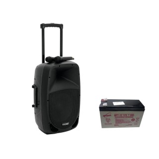 Omnitronic - Set MES-12BT2 + battery - Sistemas de som Portátil | Z-Bombilla