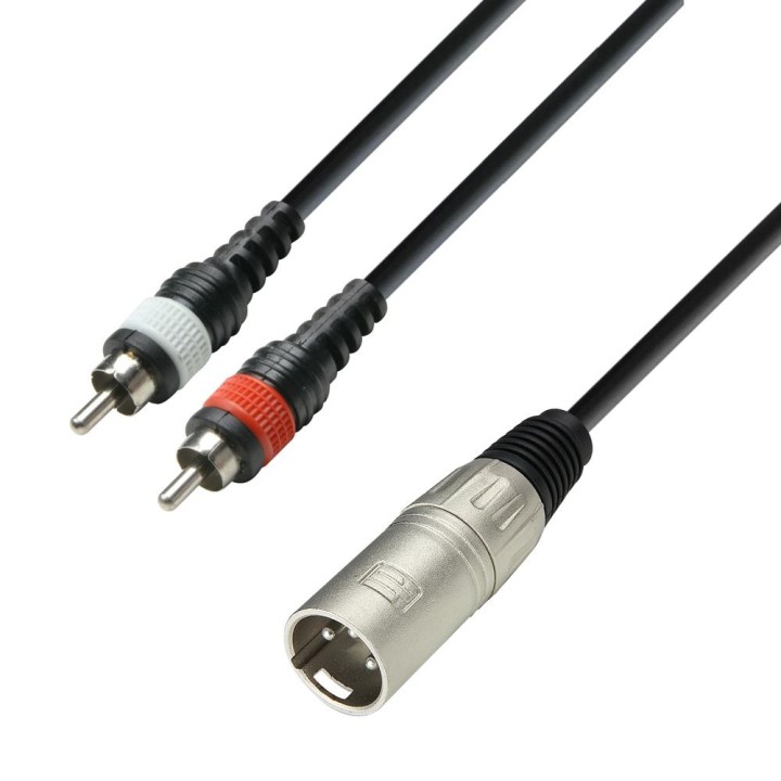 Adam Hall - K3 YMCC 0600 - Cable d'Àudio - Canon - RCA | Z-Bombilla