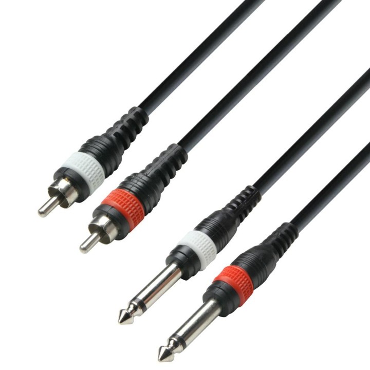 Adam Hall - K3 TPC 0600 M - Audio Cable - Jack - RCA | Z-Bombilla