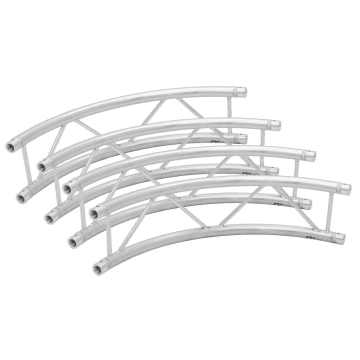 Alutruss - BILOCK Element f.Circle 1,5m ins.vert.90° - Truss Circulated Aluminium | Z-Bombilla