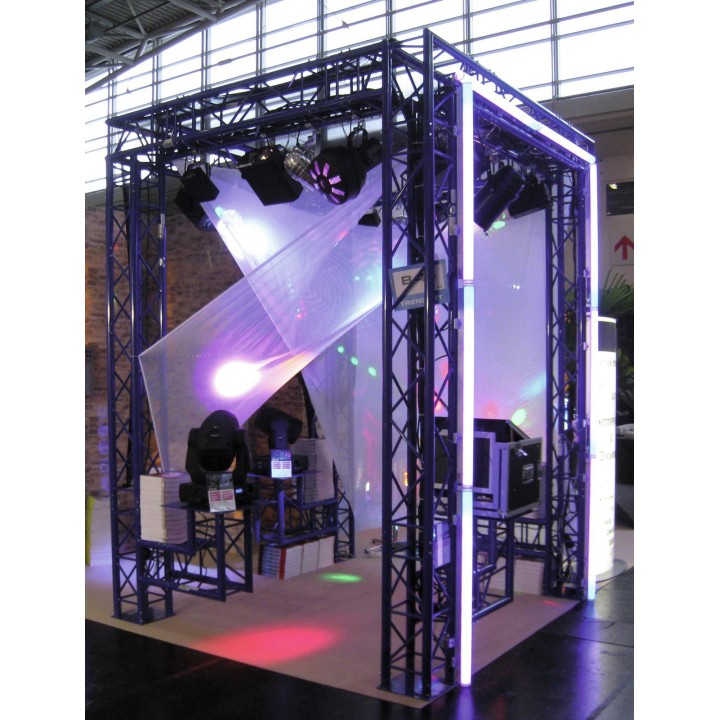 Alutruss - DECOLOCK DQ3-500 3-Way Cross Beam - 3 Points Aluminium Truss 22 x 22 cm | Z-Bombilla