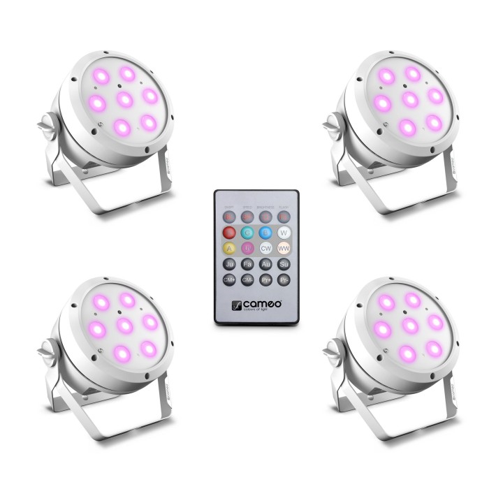Cameo - ROOT PAR 4 WH SET 1 - Focos LED Varios | Z-Bombilla