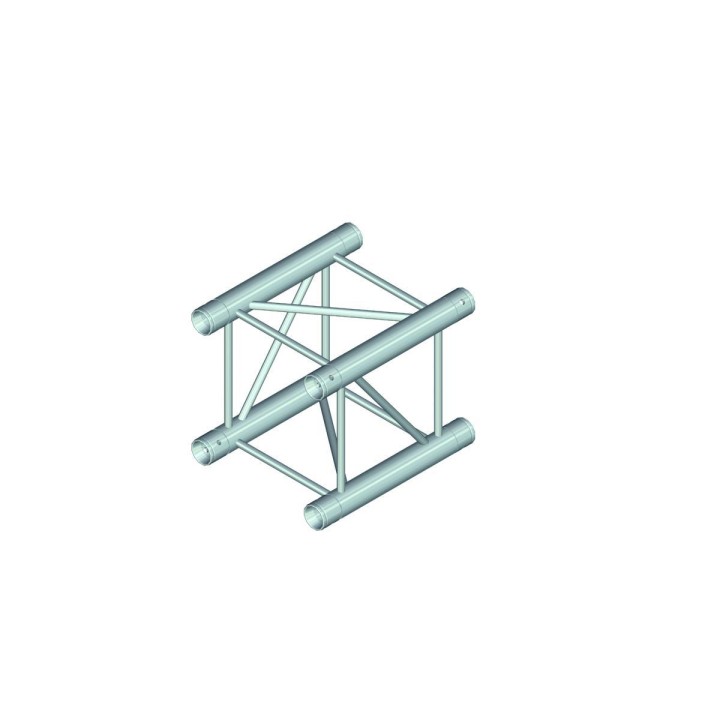 Alutruss - DECOLOCK DQ4-200 4-Way Cross Beam - 4 Points Aluminium Truss 22 x 22 cm | Z-Bombilla