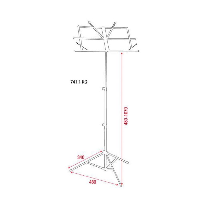 Dap Audio - D8350 - Folding Stands | Z-Bombilla