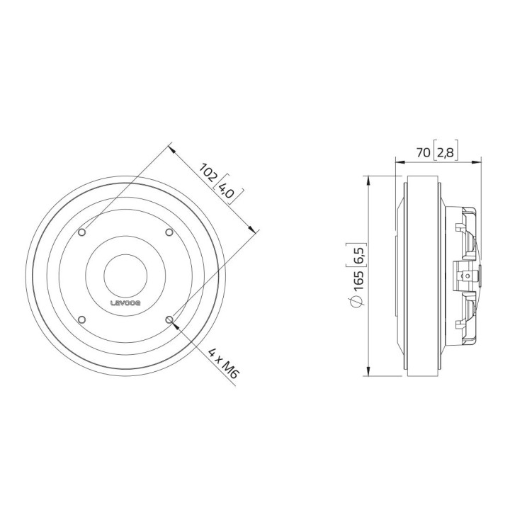 Lavoce - DF14.30T 1,4" Compression Driver Ferrite Magnet - Tweeter Drive | Z-Bombilla