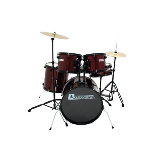 Dimavery - DS-200 Drum set, wine red - Acoustic Drum Set | Z-Bombilla