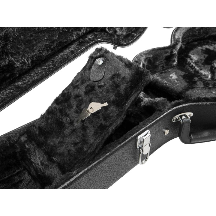 Dimavery - Form case E-guitar LP, black - Case for electric Guitar | Z-Bombilla