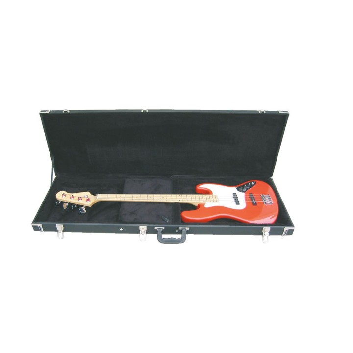 Dimavery - Wooden Case for E-Bass, rectangular - Case for electric Guitar | Z-Bombilla