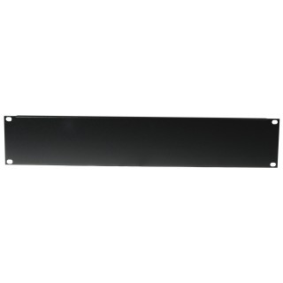 Omnitronic - Front Panel Z-19U-shaped steel black 2U - Tapas / Painéis - Acessórios para Racks | Z-Bombilla