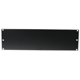 Omnitronic - Front Panel Z-19U-shaped steel black 3U - Tapas / Painéis - Acessórios para Racks | Z-Bombilla