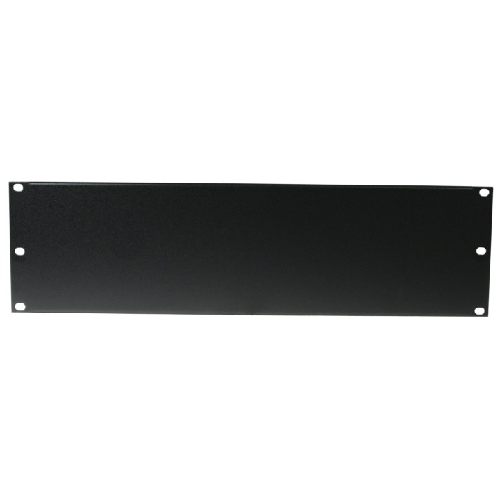 Omnitronic - Front Panel Z-19U-shaped steel black 3U - Tapas / Painéis - Acessórios para Racks | Z-Bombilla