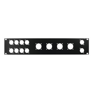 Omnitronic - Front Panel Z-19 8x D-Type/4xNL8/T 2U - Tapas / Painéis - Acessórios para Racks | Z-Bombilla