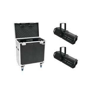 Eurolite - Set 2x LED PFE-100 RGBW + Case - LED Efeito Set | Z-Bombilla