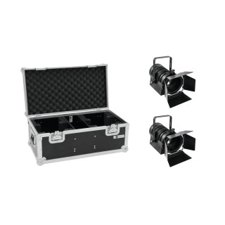 Eurolite - Set 2x LED THA-40PC bk + Case - LED Efeito Set | Z-Bombilla