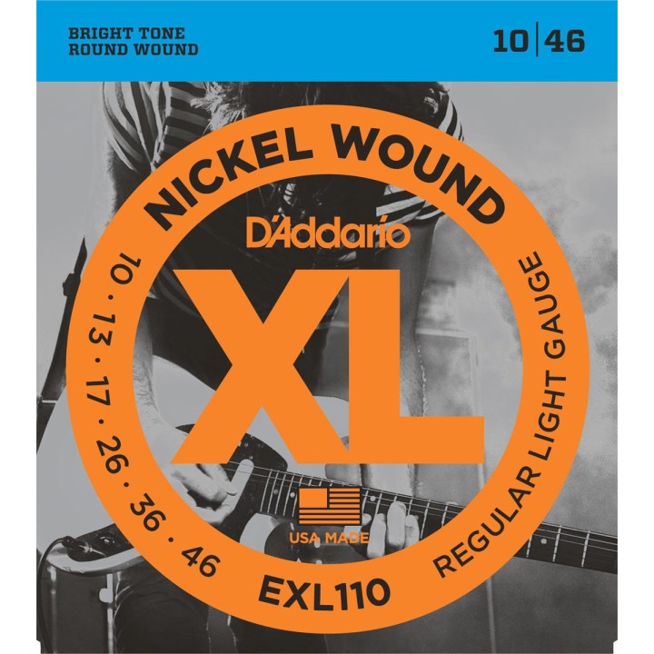 D'addario - EXL110 -XL REGULAR LIGHT [10-46] - Electric Guitar String | Z-Bombilla