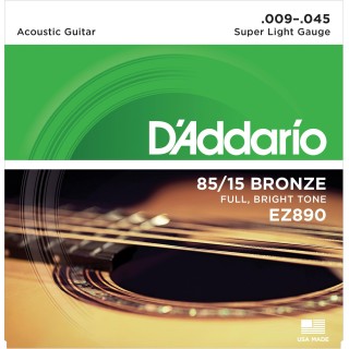 D'addario - EZ890 - 85*15 MEDIUM [09-45] - Acoustic Guitar String | Z-Bombilla