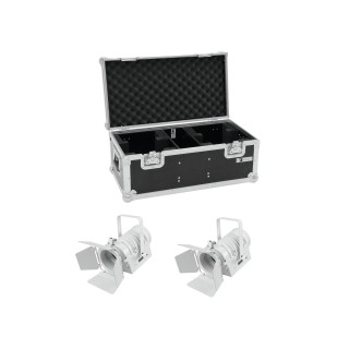 Eurolite - Set 2x LED THA-40PC wh + Case - LED Efeito Set | Z-Bombilla