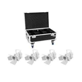 Eurolite - Set 4x LED THA-40PC wh + Case - LED Efeito Set | Z-Bombilla