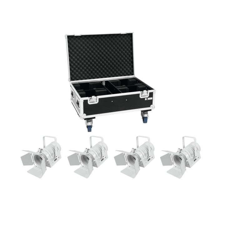 Eurolite - Set 4x LED THA-40PC wh + Case - LED Efeito Set | Z-Bombilla